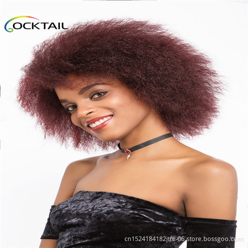 Afro Twist Wigs Machine Made Synthetic Wig Hotselling And Popular Wig for women